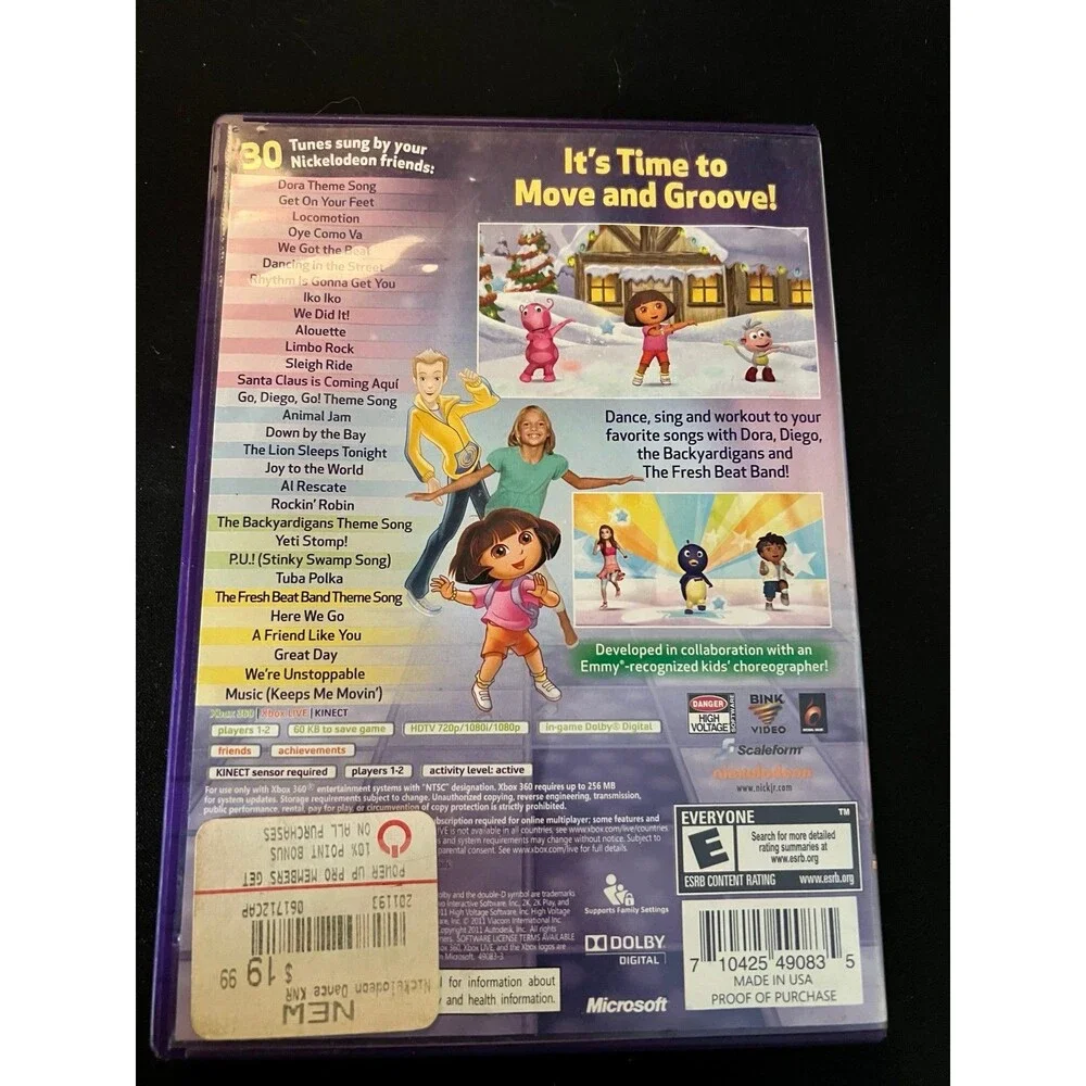 Nickelodeon Dance for Xbox 360 Kinect